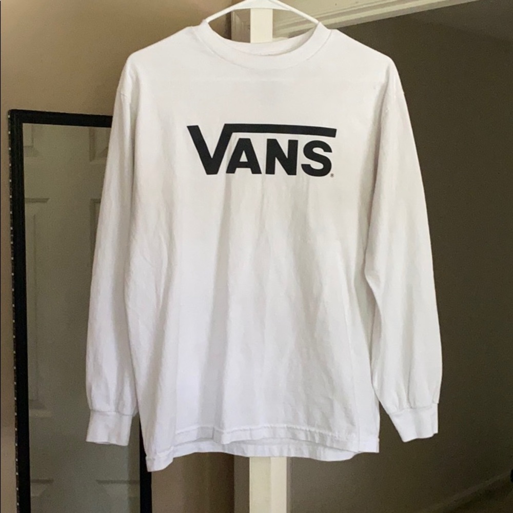 Vans White Black Logo T shirt
